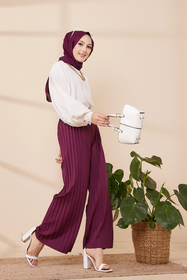 PILISELI PANTOLON Mürdüm - 8705