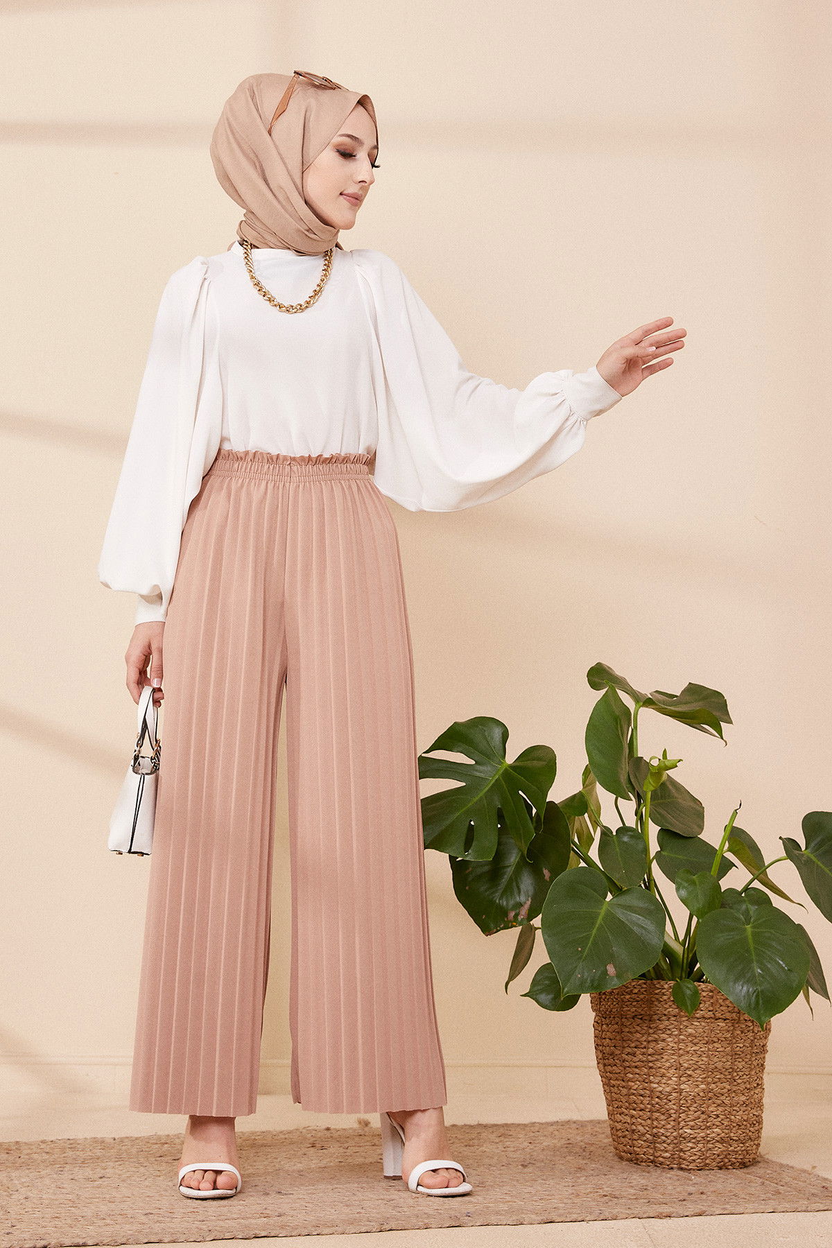 PILISELI PANTOLON Lila - 8705 LİLA