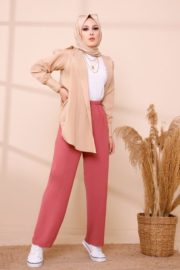 PANTOLON Pembe - 8708 PEMBE