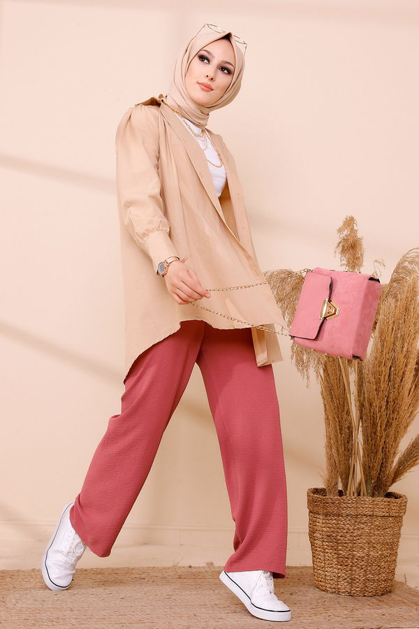 PANTOLON Pembe - 8708 PEMBE