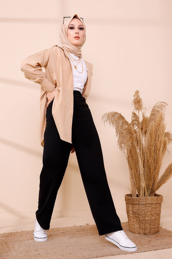PANTOLON Siyah - 8708 SİYAH