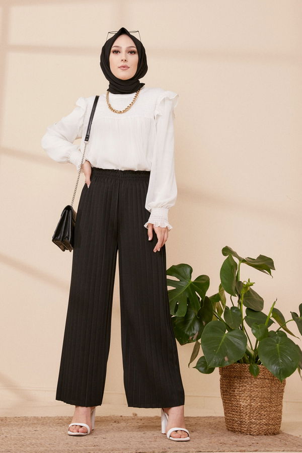 PILISELI PANTOLON Siyah - 3520 SİYAH
