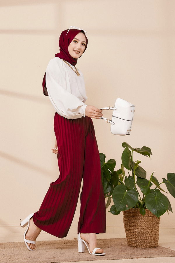 PILISELI PANTOLON Bordo - 3520 BORDO