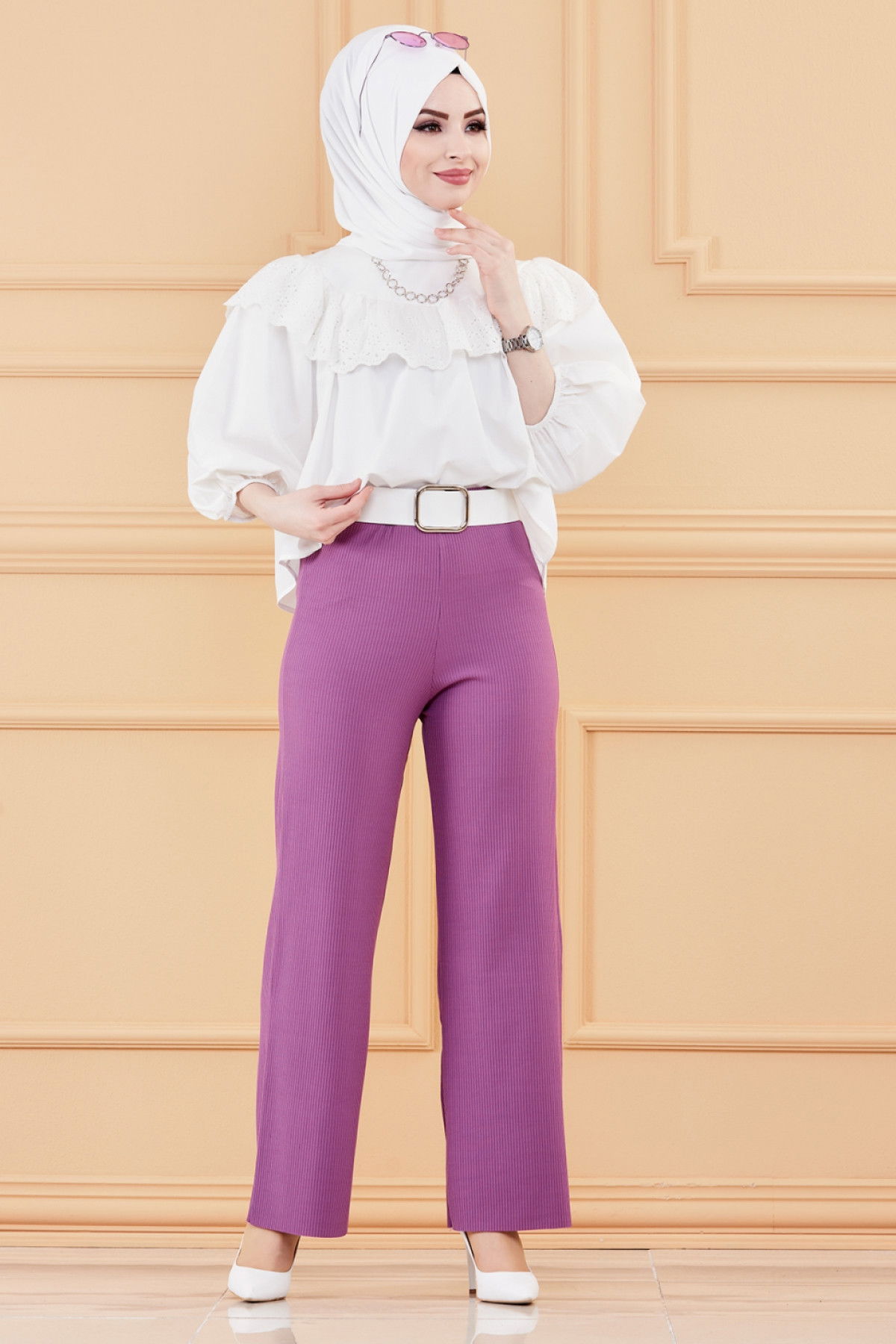 PANTOLON Mor - 3563 MOR
