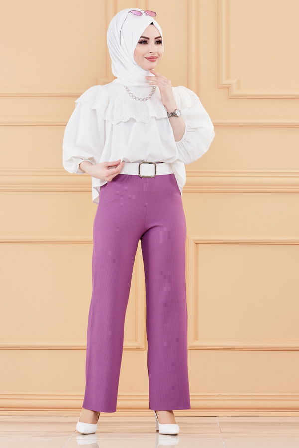PANTOLON Mor - 3563 MOR