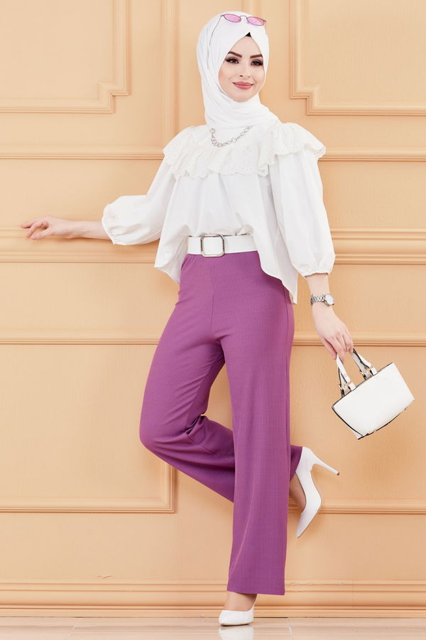 PANTOLON Mor - 3563 MOR