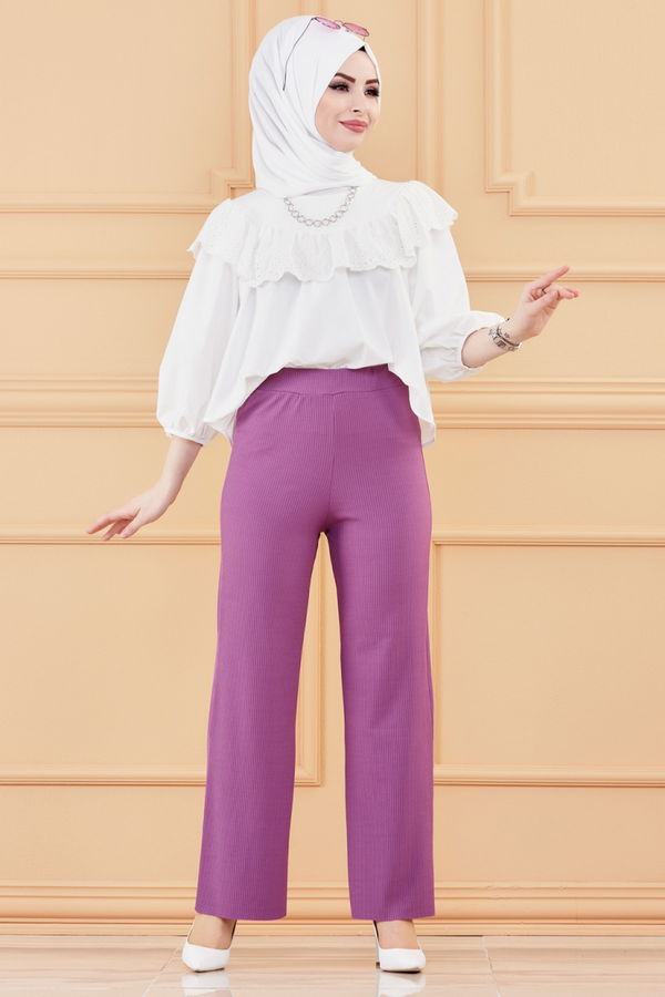 PANTOLON Mor - 3563 MOR