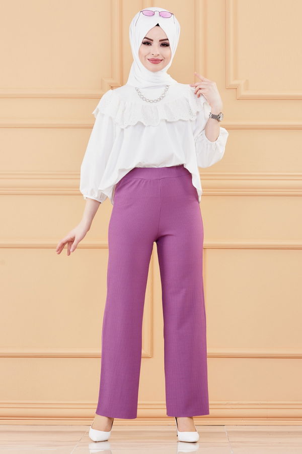 PANTOLON Mor - 3563 MOR