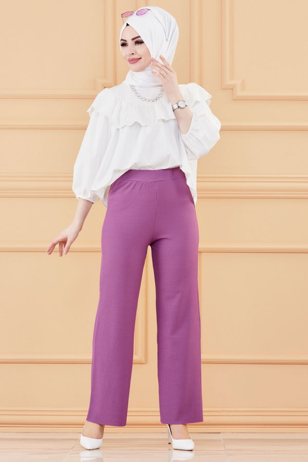 PANTOLON Mor - 3563 MOR