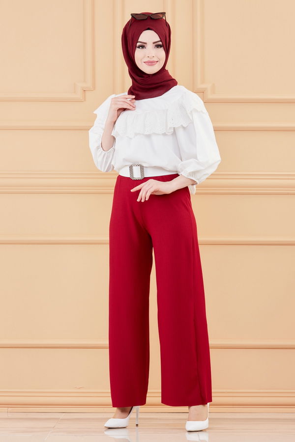 PANTOLON Bordo - 3563