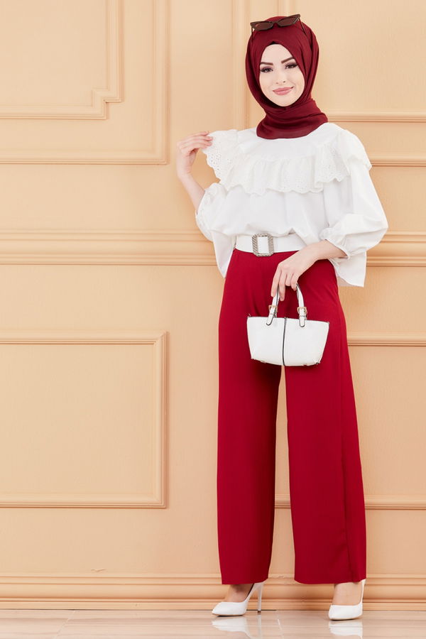 PANTOLON Bordo - 3563