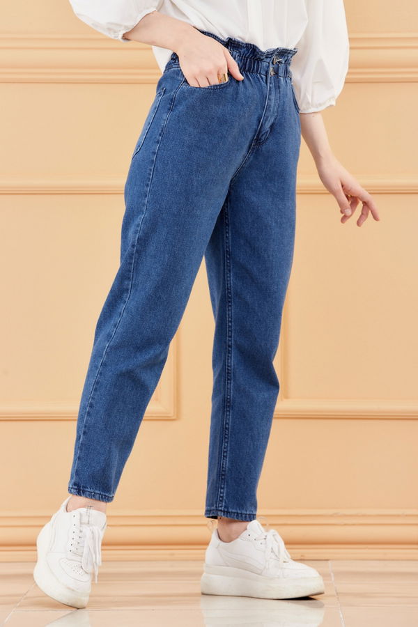 MOM PANTOLON Lacivert - 8746