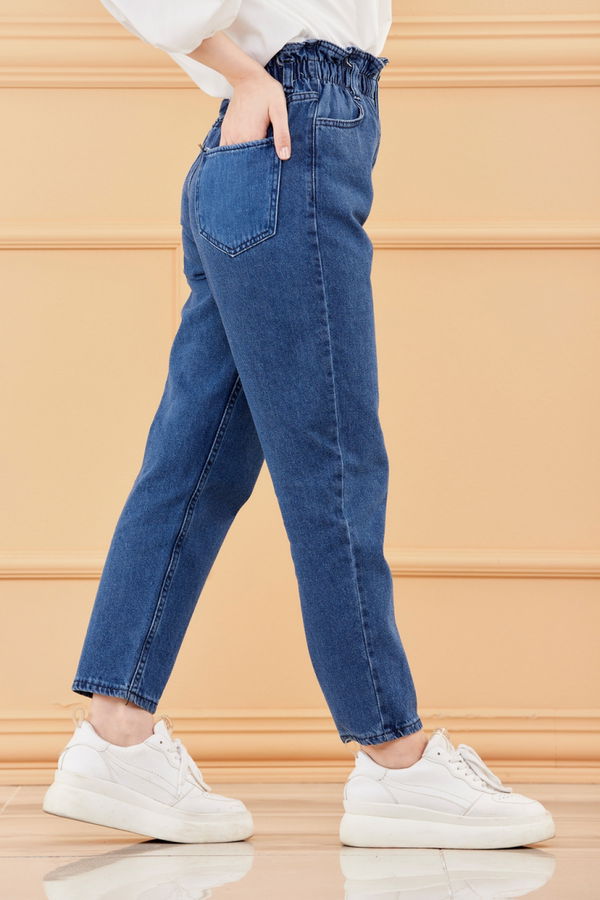MOM PANTOLON Lacivert - 8746