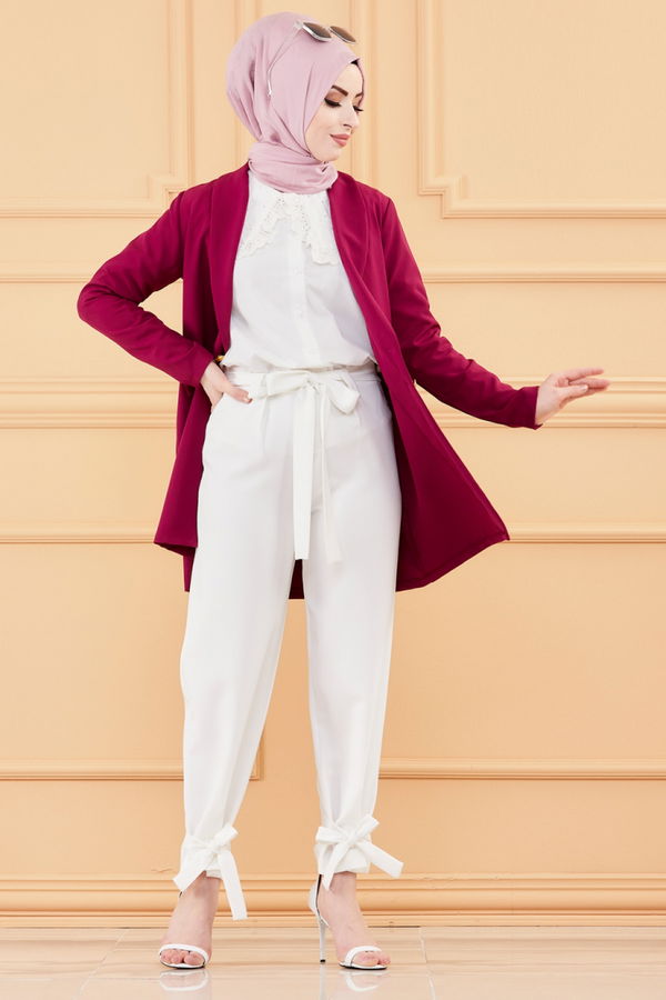 PANTOLON Beyaz - 3524