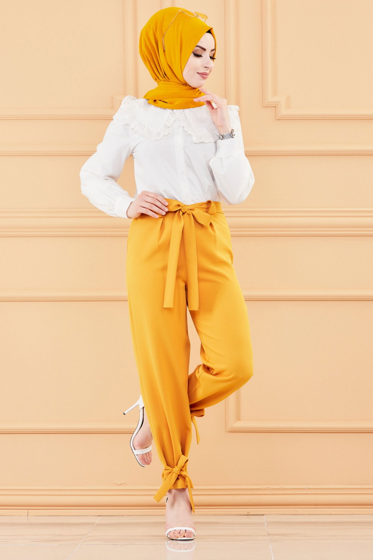 PANTOLON Sarı - 3524