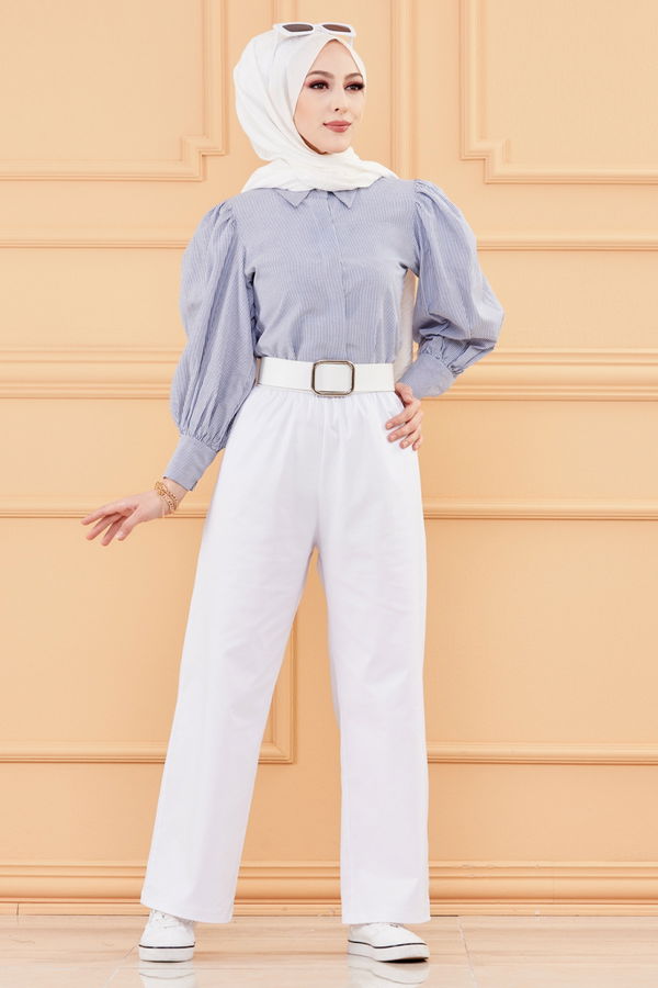 PANTOLON Beyaz - 8755