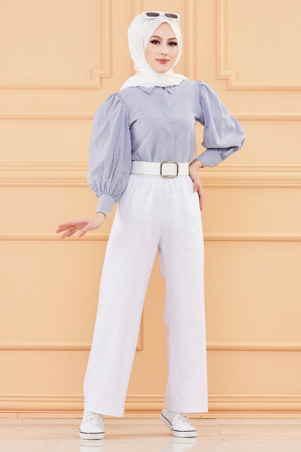 PANTOLON Beyaz - 8755