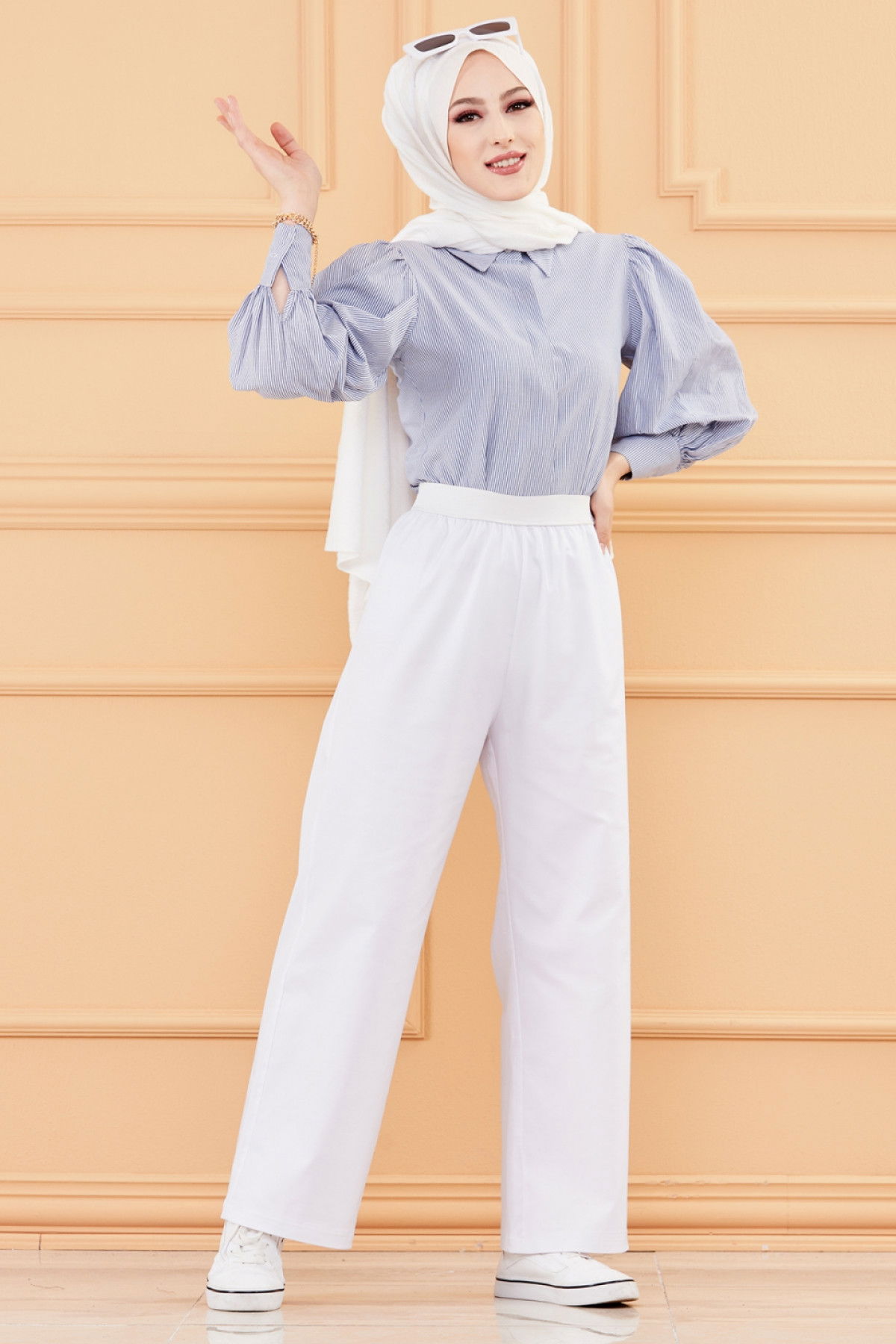 PANTOLON Beyaz - 8755