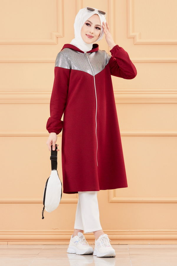 GARNILI TUNIK Bordo - 3555