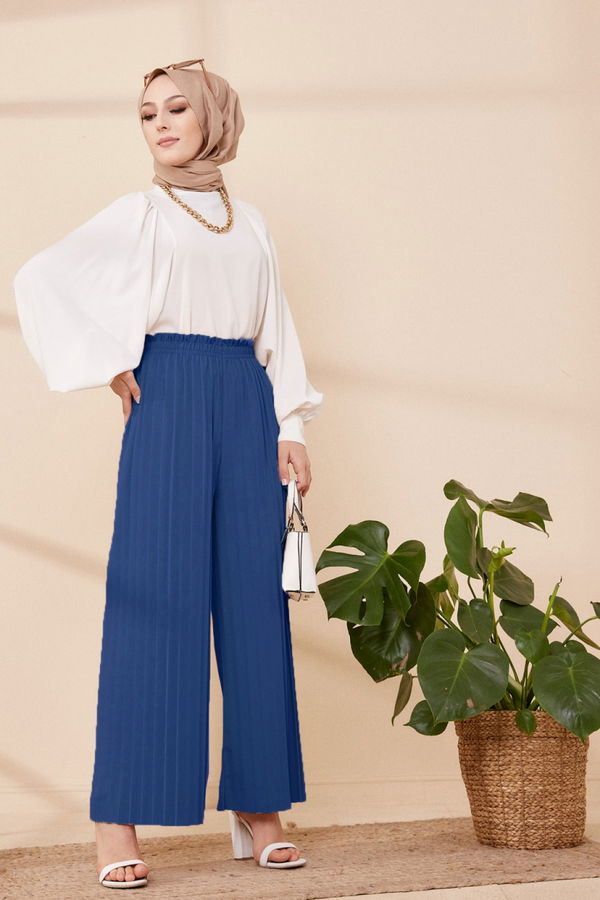 PILISELI PANTOLON Mavi - 8705