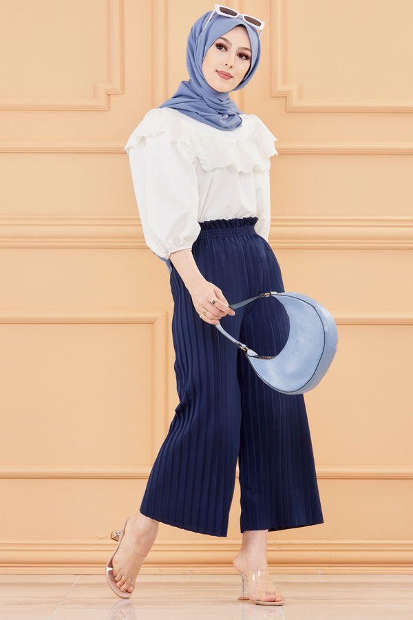 PILISELI PANTOLON Lacivert - 8705