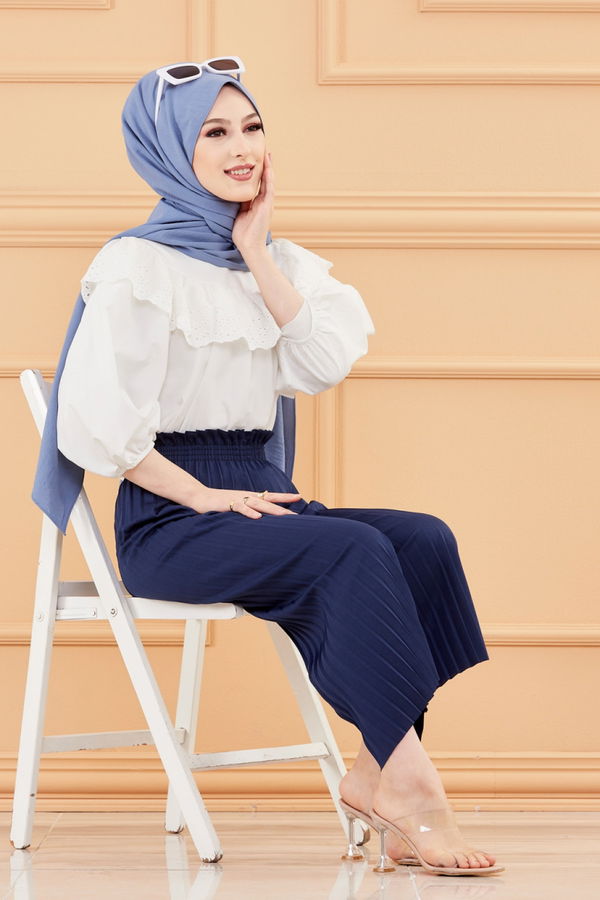 PILISELI PANTOLON Lacivert - 8705