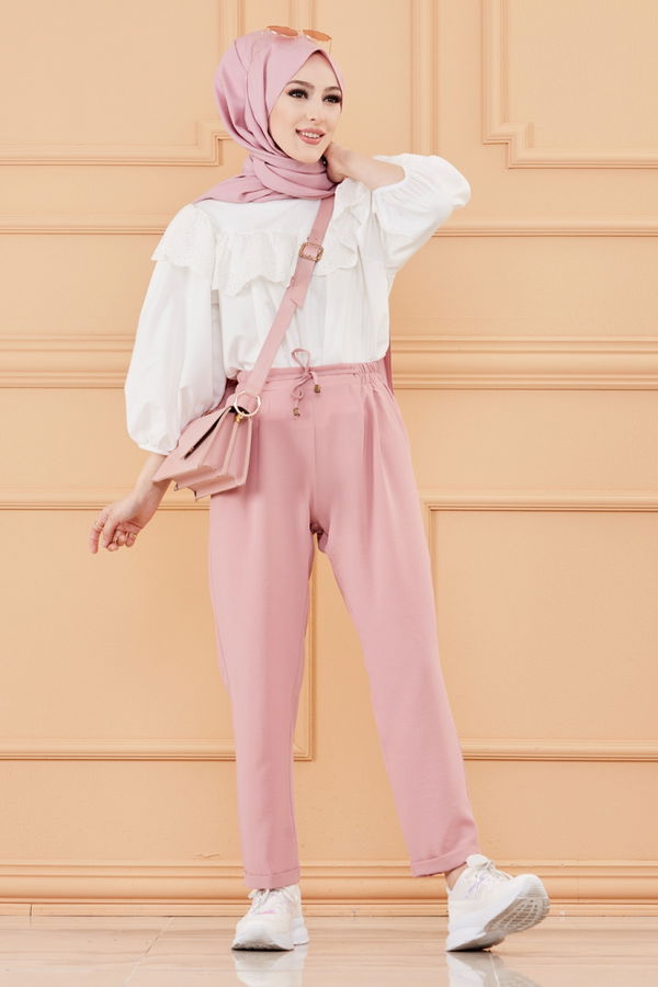HAVUC PANTOLON Pembe - 20036 PEMBE