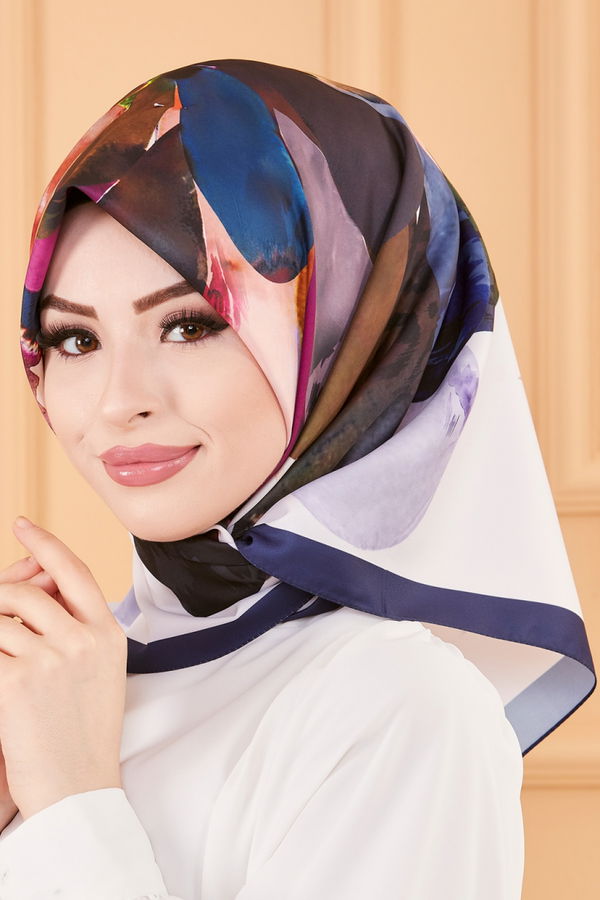 DESENLI BAS ORTU Lacivert - 20215 LACİVERT