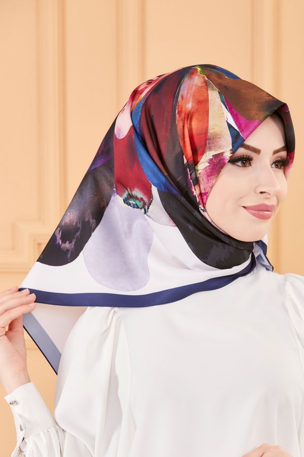 DESENLI BAS ORTU Lacivert - 20215 LACİVERT