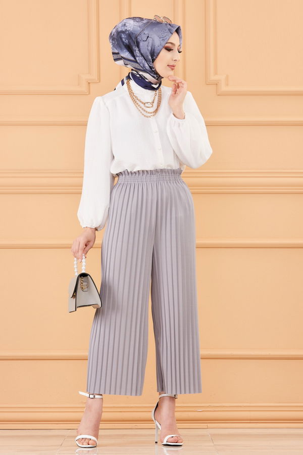 PILISELI PANTOLON Gri - 8705 GRİ
