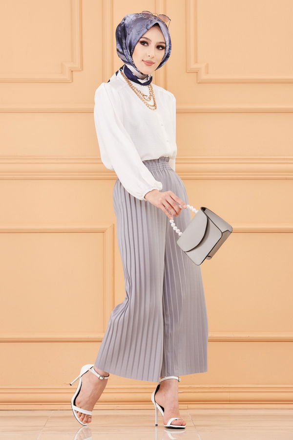 PILISELI PANTOLON Gri - 8705 GRİ
