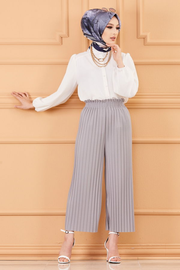 PILISELI PANTOLON Gri - 8705 GRİ