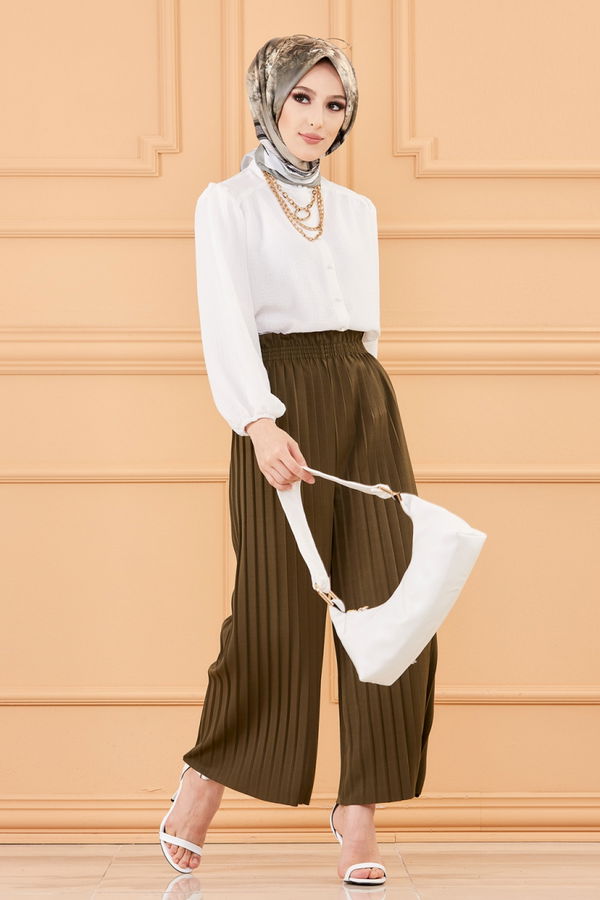 PILISELI PANTOLON Haki - 8705 HAKİ