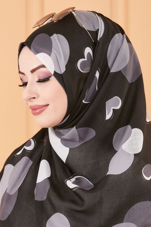 DESENLI SAL Siyah - 20232