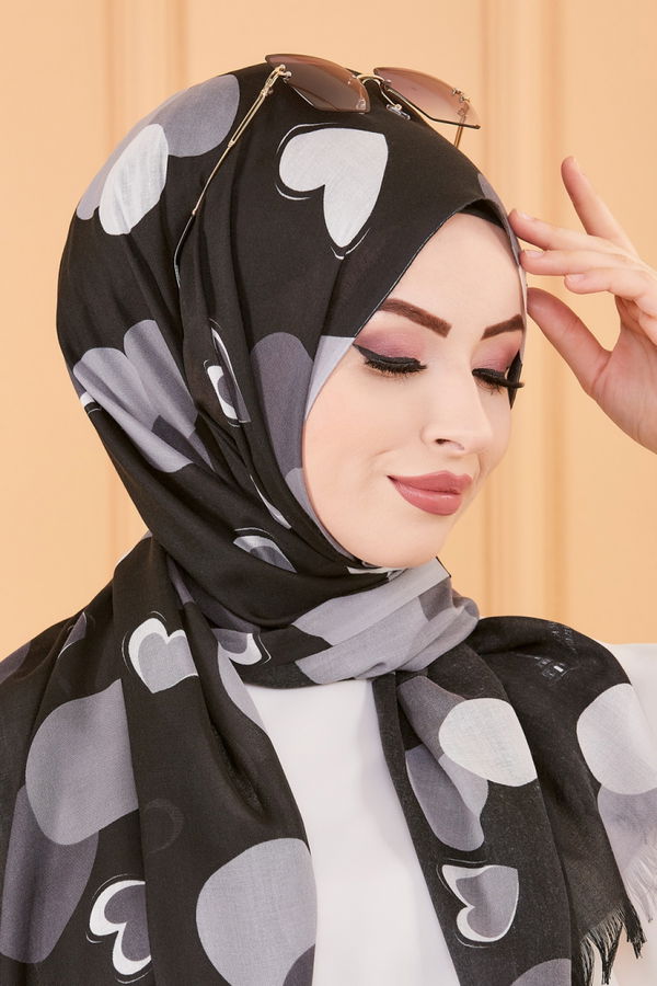 DESENLI SAL Siyah - 20232