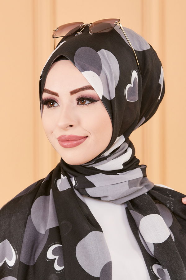DESENLI SAL Siyah - 20232
