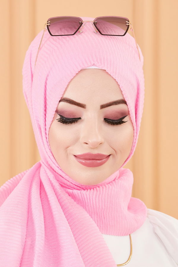 Pılıselı Dolama Sal Pembe - 20124