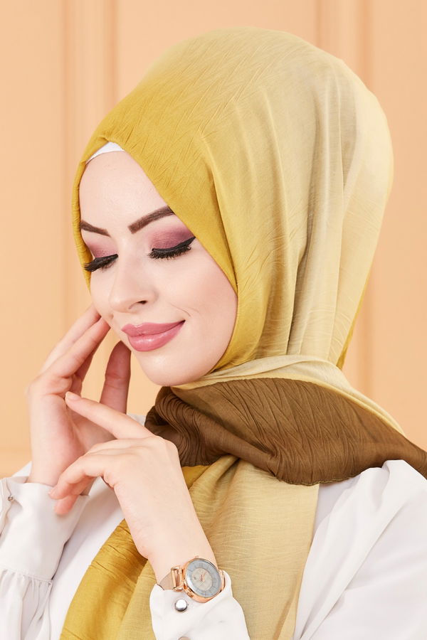 Pılıselı Dolama Sal Sarı - 20124 Sarı