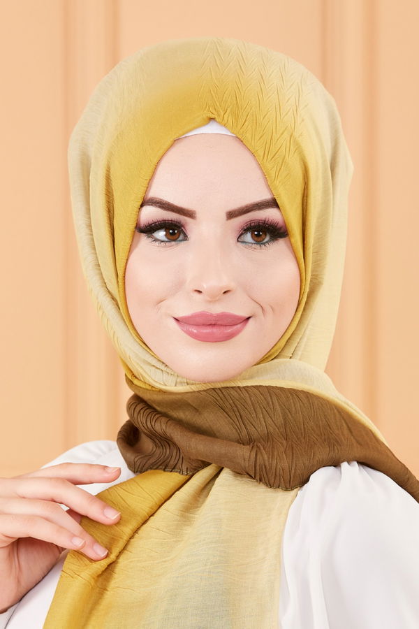 Pılıselı Dolama Sal Sarı - 20124 Sarı