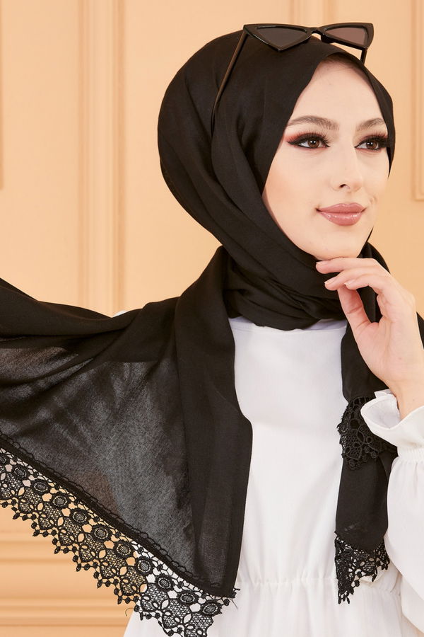 DANTELLI SAL Siyah - 20235 SİYAH