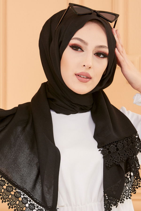 DANTELLI SAL Siyah - 20235 SİYAH