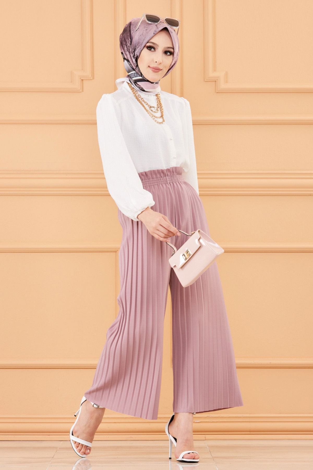 PILISELI PANTOLON Lila - 8705 LİLA