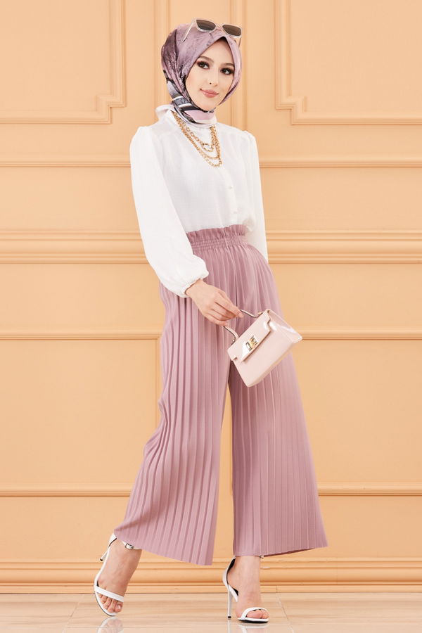 PILISELI PANTOLON Lila - 8705 LİLA