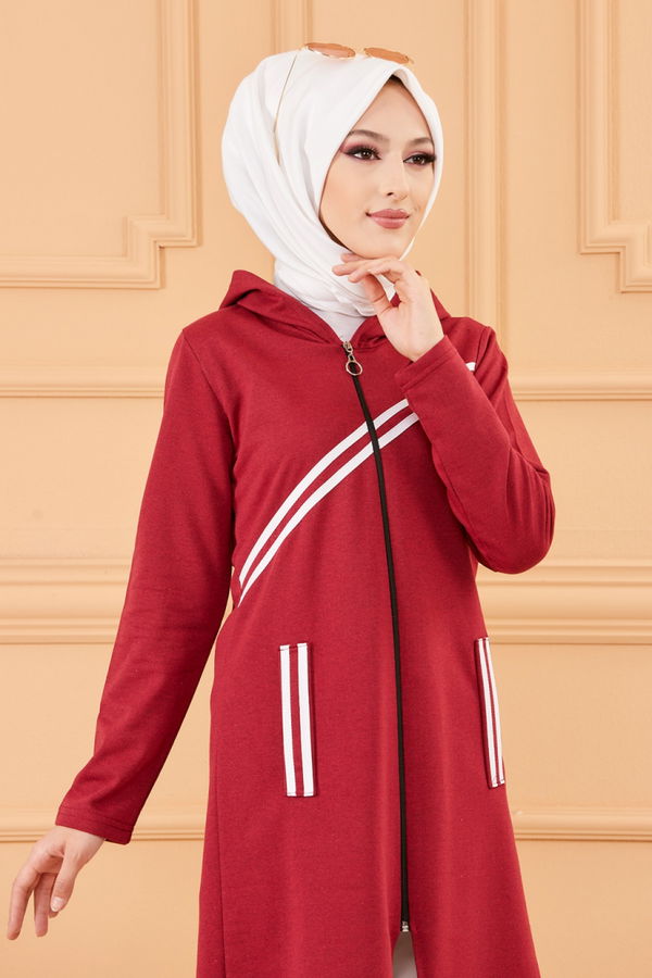 Şeritli Kap Bordo - 4121 BORDO