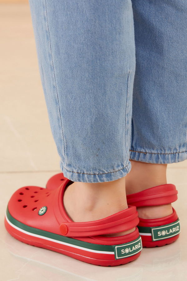 Kadın Kırmızı CROCS TERLIK - 20604 Kırmızı