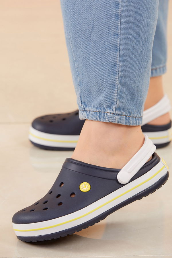 Kadın Lacivert CROCS TERLIK - 20604