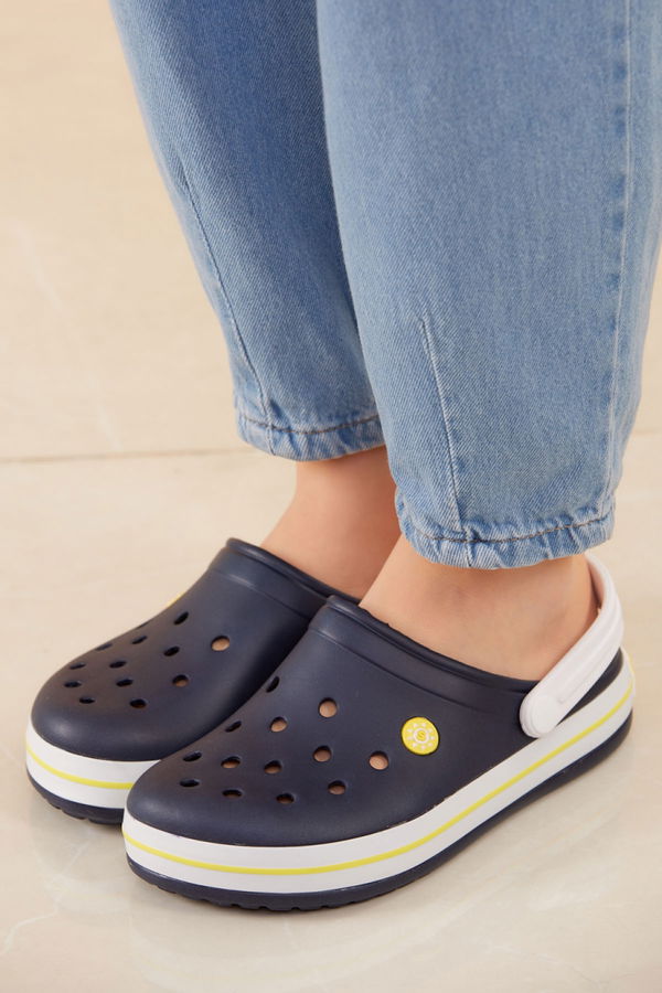 Kadın Lacivert CROCS TERLIK - 20604