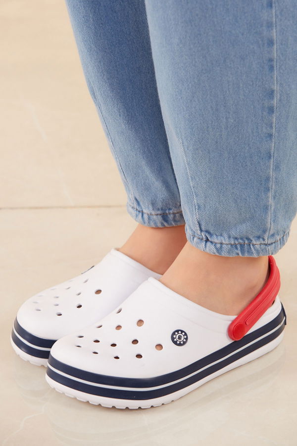 Kadın Beyaz CROCS TERLIK - 20604 BEYAZ