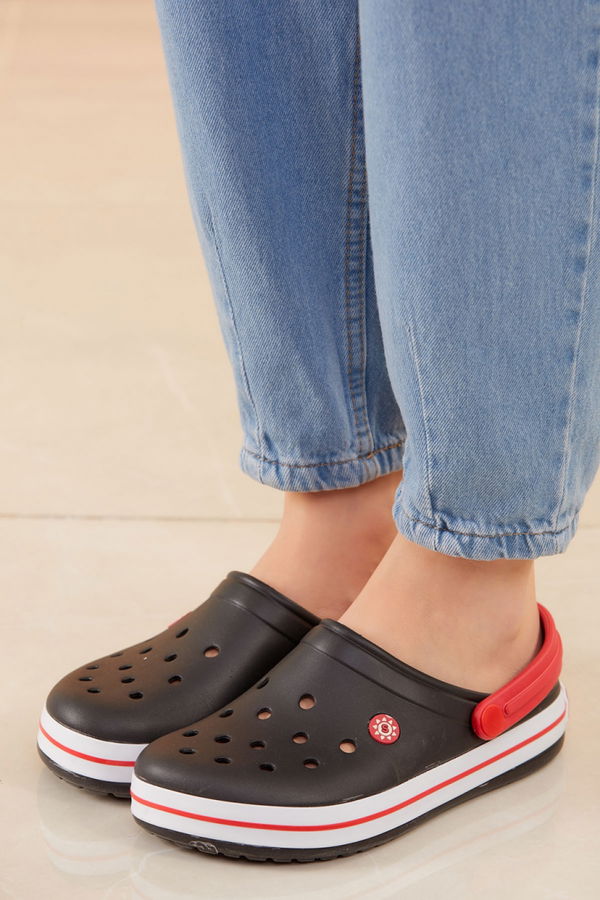 Kadın Siyah CROCS TERLIK - 20604