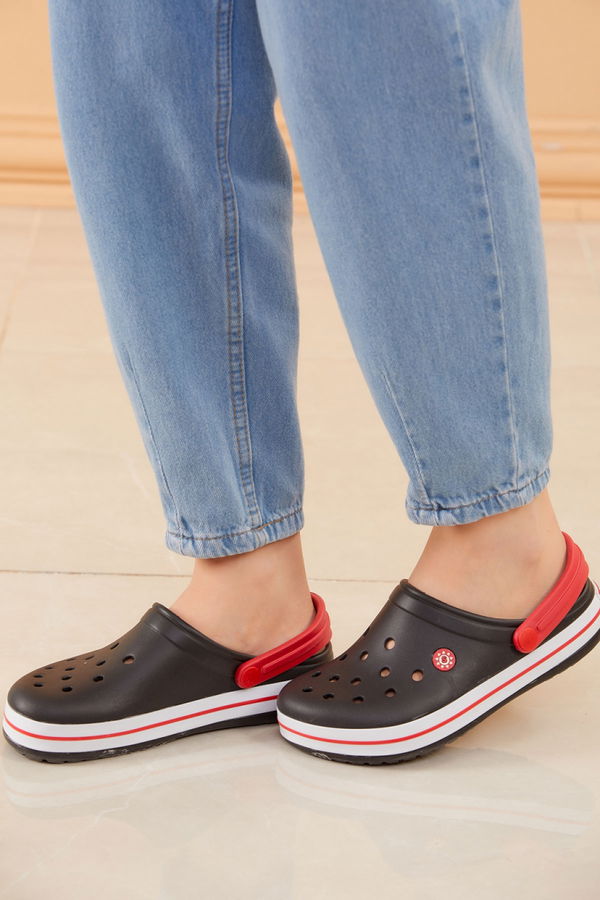 Kadın Siyah CROCS TERLIK - 20604